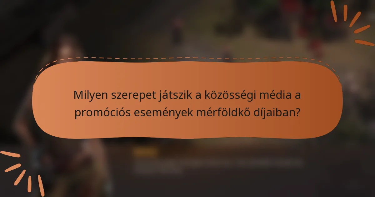 Milyen szerepet játszik a közösségi média a promóciós események mérföldkő díjaiban?